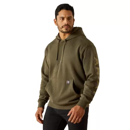Men's Lightweight Logo Grape Leaf Hoodie by Ariat