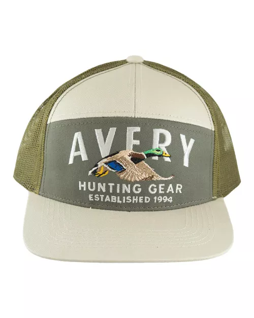 Men's Split Panel Legacy Mesh Snapback Hat by Avery