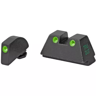 Meprolight Tru-Dot Sight Set Glock 9mm/40 Suppressor Height Green