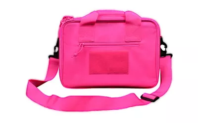 NCSTAR VISM DBL PISTOL CASE PINK