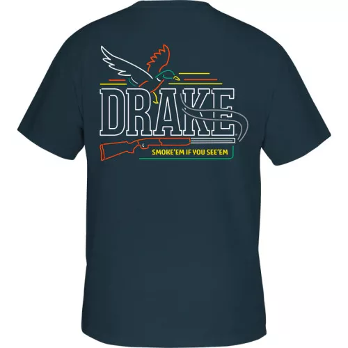 Neon Shoot See Short Sleeve Tee by Drake