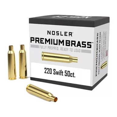 Nosler Custom 220 Swift Brass Box of 50