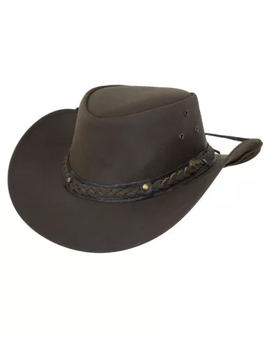OUTBACK TRADING Wagga Wagga Chocolate Hat (1367-CHO)