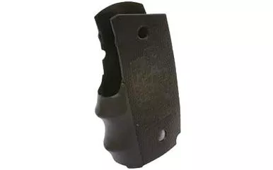PEARCE GRIP Black Grip Rubber For 1911 Officer's (PGOM1)