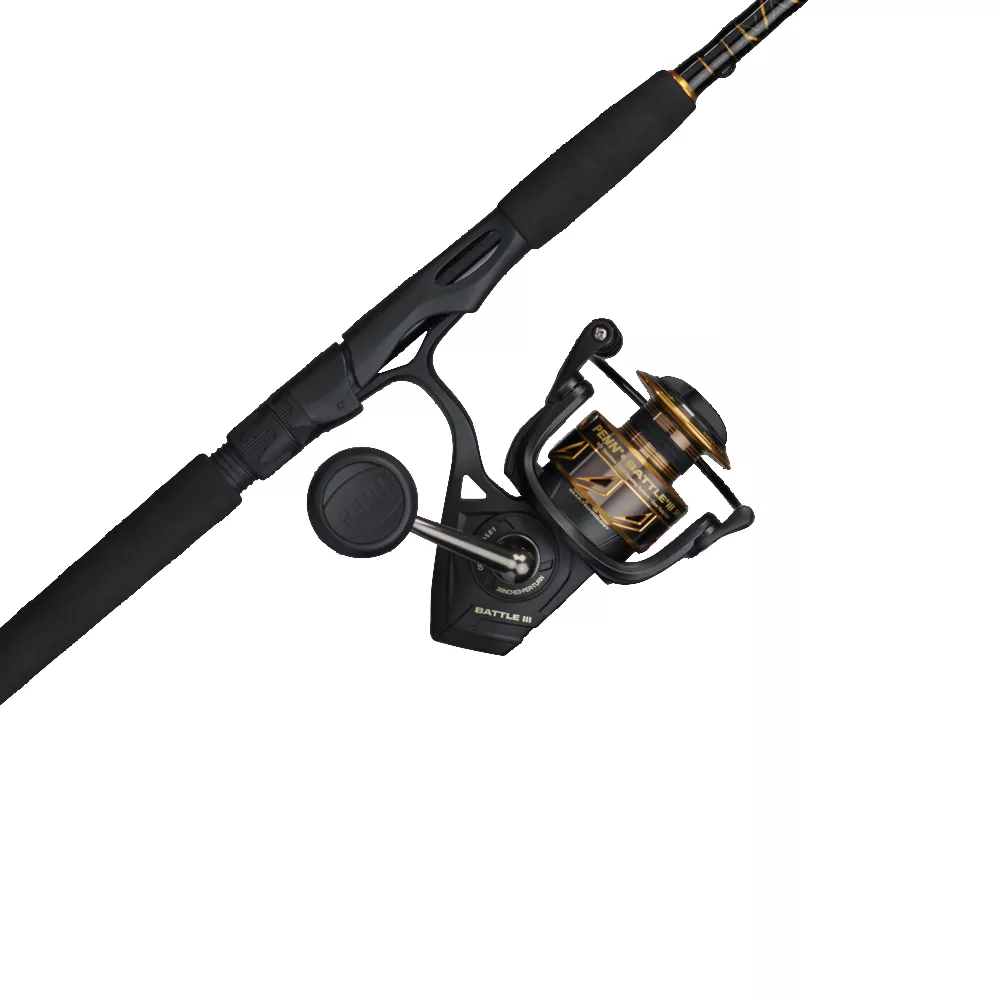 Penn Battle III Spinning Combo - 5000 Moderate Fast Medium Heavy 8'