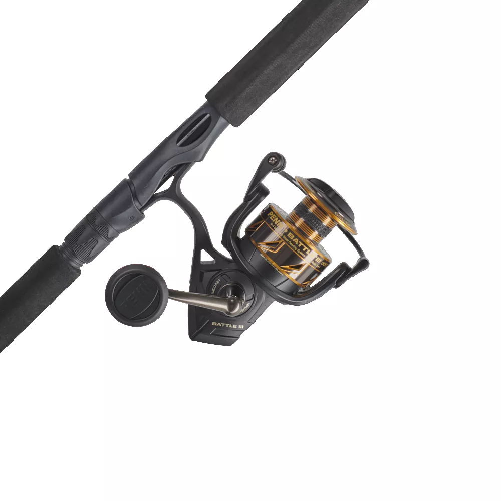 Penn Battle III Spinning Combo - 6000 Fast Medium Heavy 7'
