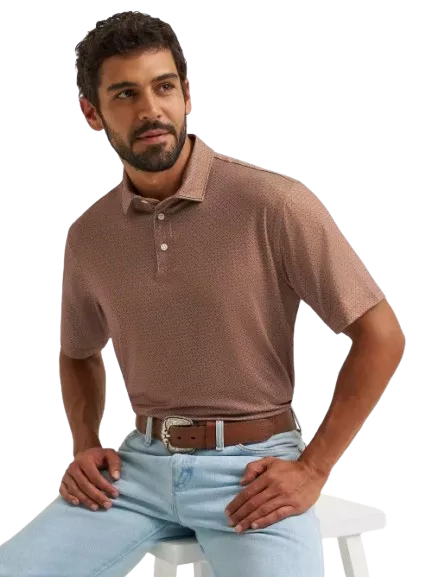Performance Polo Shirt Argon Oil by Wrangler