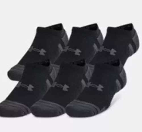 Performance Tech 6 pack No Show Socks by Under Armour