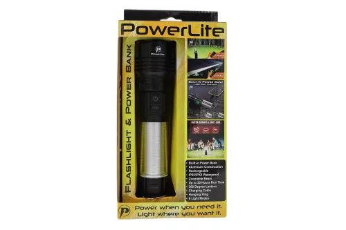 Powerlite 3 in 1 Rechargeable Flashlight by Killz