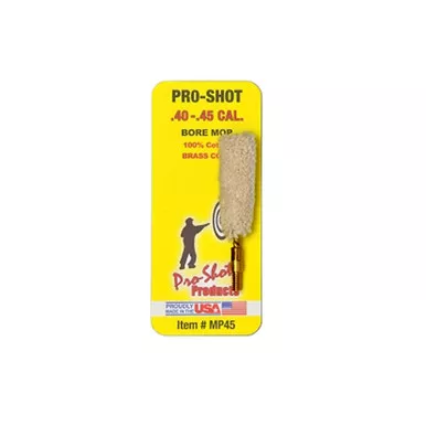 PRO-SHOT .40/.45 Cal Cotton Bore Mop (MP45)