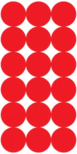 Pro-Shot Products Target Pasters 216 Red/Black