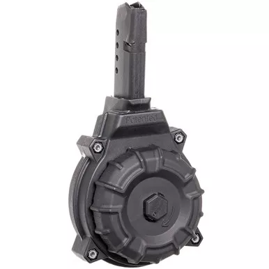 PROMAG 9mm 50rd Drum Black Polymer Fits Glock 43 (DRM-A14)
