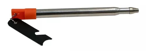 Pyro Putty PPTPFB Telescoping Pocket Fire Bellow Stainless Steel 24" Long Includes Carrying Case/Ferro Rod & Multi-Tool