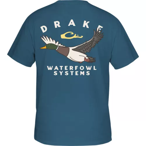 Retro Mallard Short Sleeve Tee Shirt by Drake