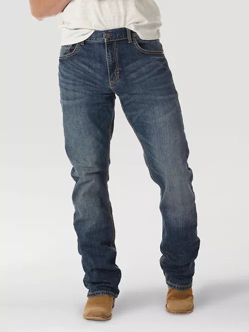 Retro Slim Fit Bootcut Jeans in Layton by Wrangler