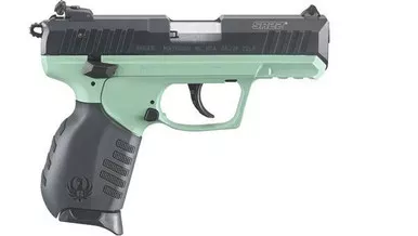 Ruger SR22 Semi-Automatic Pistol 22 LR Turquoise Frame