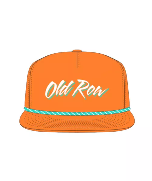 Script Nylon Hat Orange by Old Row
