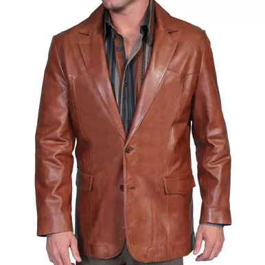 SCULLY Antique Brown Blazer (501-189)