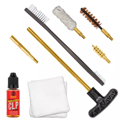 SECTIONAL ROD PISTOL CLEANING KIT FOR 9MM/.38/.357