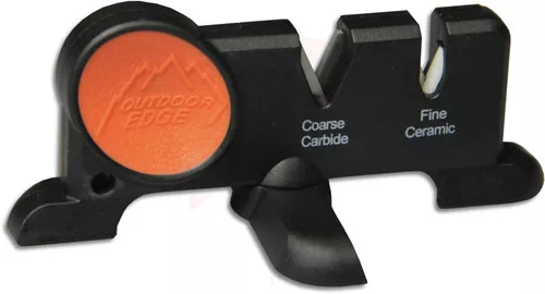 Sharp X Pivoting Base Ceramic/Carbide Knife Blade Sharpener by Outdoor Edge