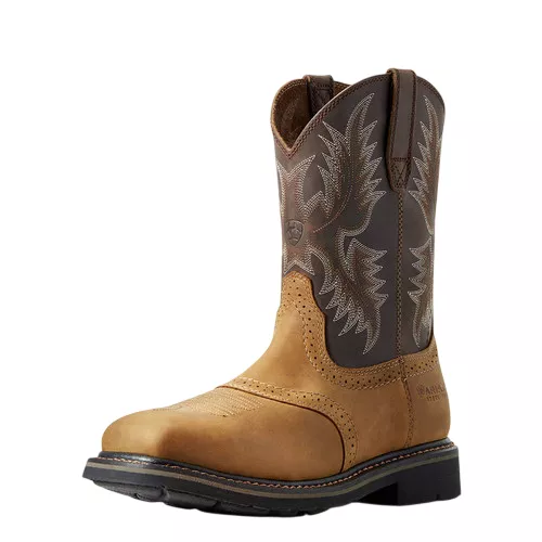 Sierra Wide Square Toe Steel Boots by Ariat