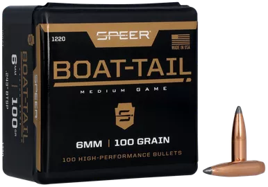 Speer Bullets 6mm .243" 100gr JSPBT 100/Box