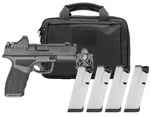 SPRINGFIELD HELLCAT PRO COMP 9MM 3.8" 10RD CA 4 MGS GEARPAC