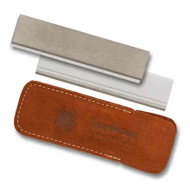 SPYDERCO Double Stuff 2 Sharpener with Pouch (303FCBN2)