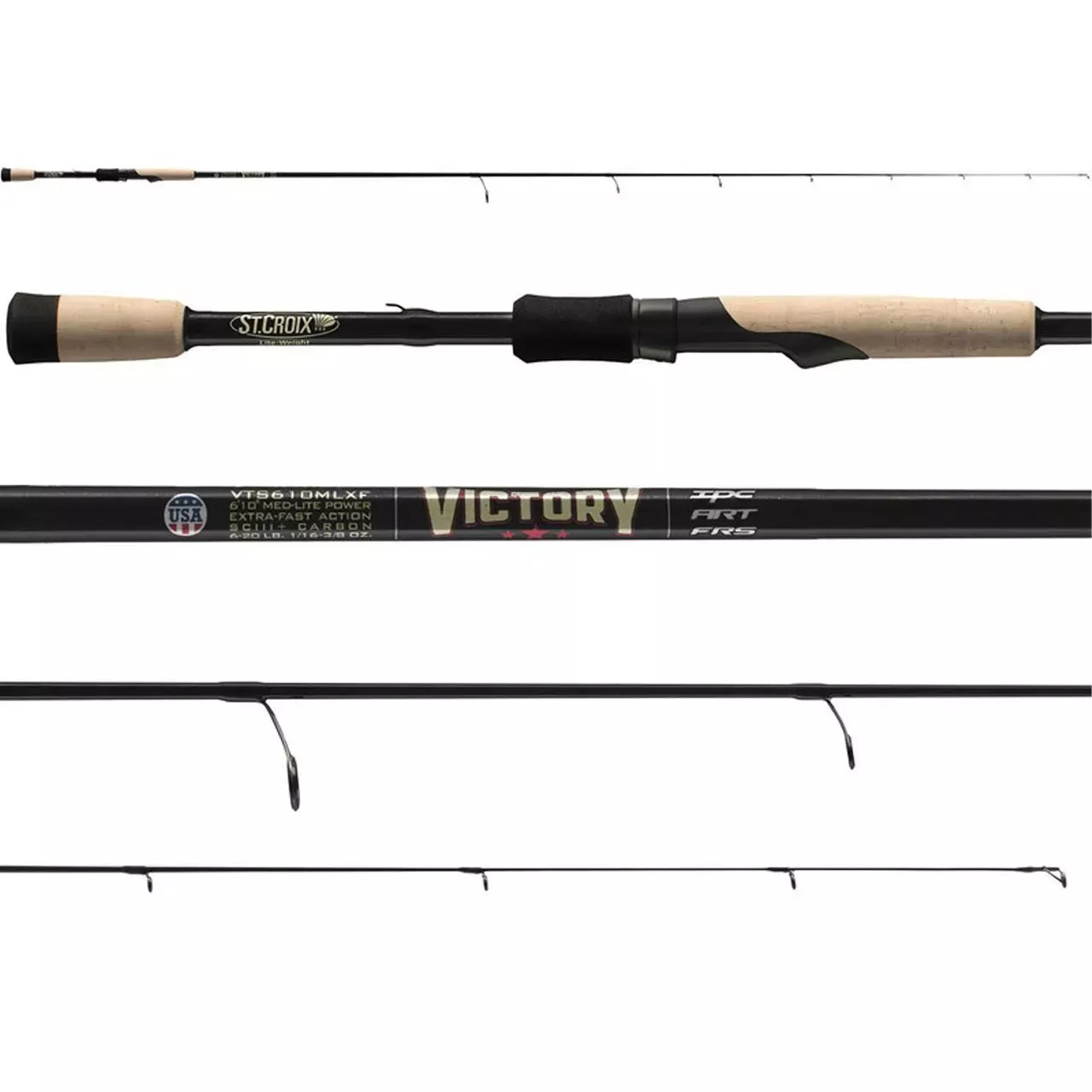 St. Croix Victory 7'1" Medium Fast Action Spinning Rod