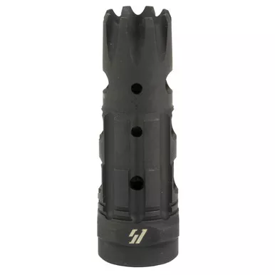 Strike Industries Triple Crown Comp Muzzle Brake 5.56mm 1/2"-28 Thread Steel Black