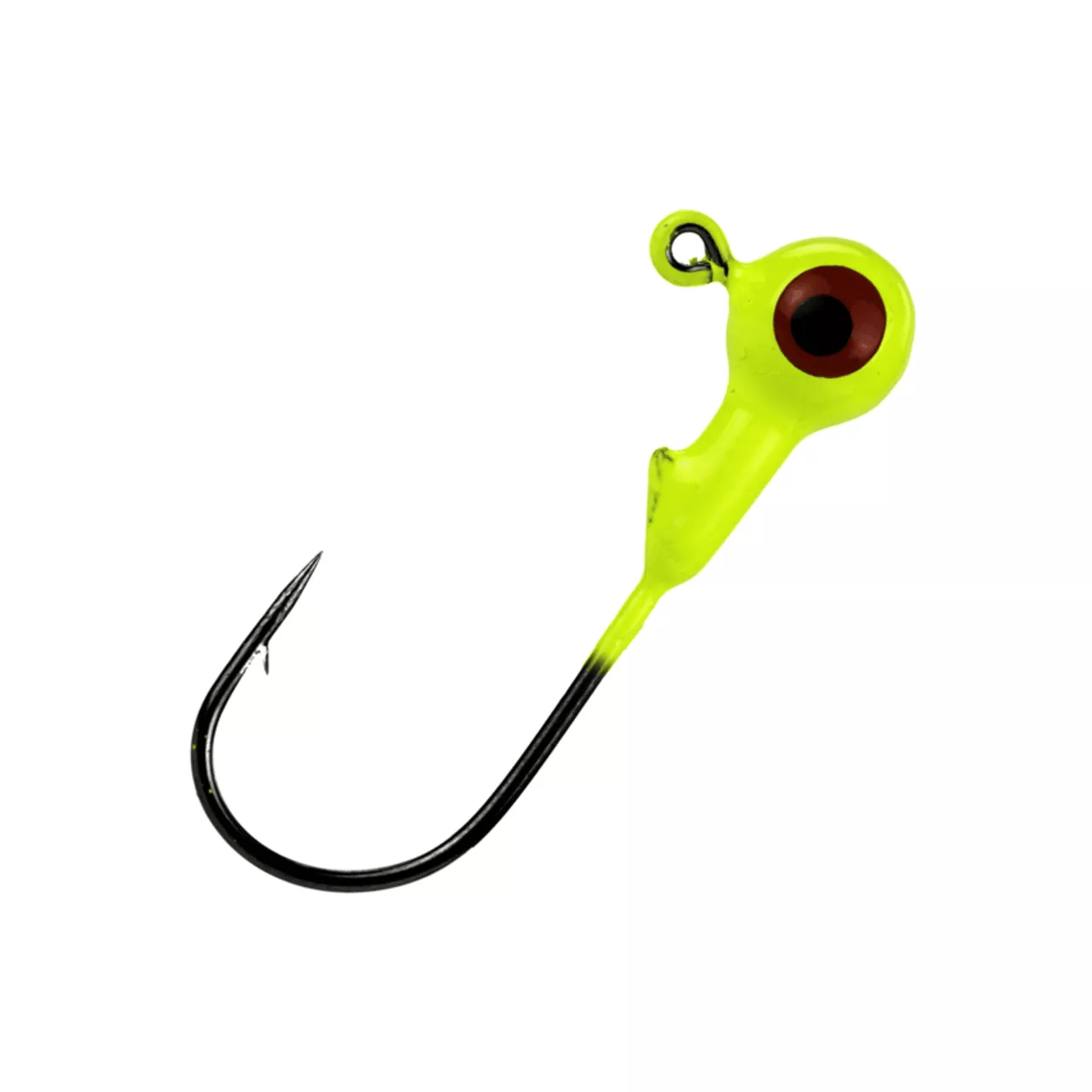 Strike King Mr. Crappie Jig Heads - 1/16 oz. Chartreuse 25 Pack