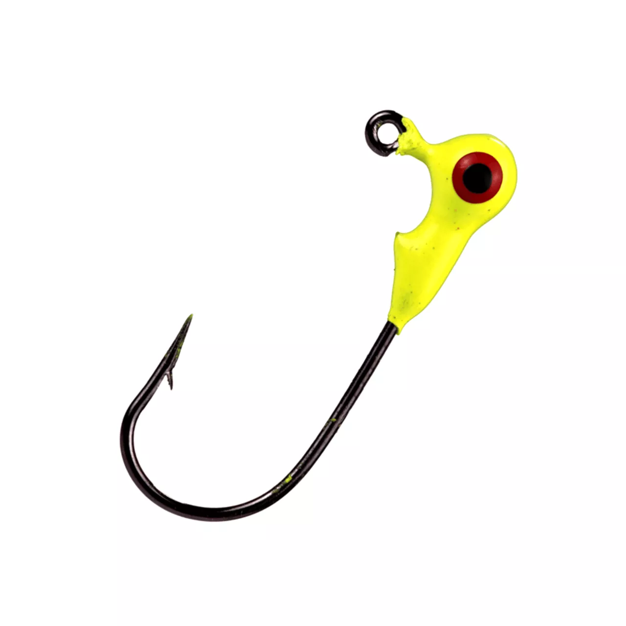 Strike King Mr. Crappie Jig Heads - 1/32 oz. Chartreuse 25/Pack