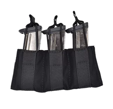 Tac Shield T3608BK Speed Load Triple Pistol Pouch Black