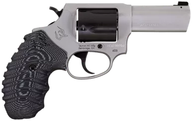 Taurus 260535NSVZ Defender 605SA/DA 357 Mag/38 Special +P 5rd 3" Matte Stainless Steel Barrel, Matte Black Cylinder, Matte Finish Stainless Steel Frame, Black/Gray VZ Grip, Night Front Sight