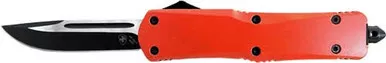 Templar Knife OTF Blaze Knife 3.5" Drop Point Orange