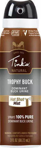 Tinks Hot Shot Mist Deer Lure 3 oz