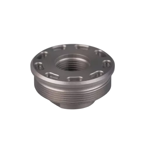 Titanium Bravo/HUB Direct Thread Mount Suppressor Adapter for 5/8x24 Barrel by SilencerCo.