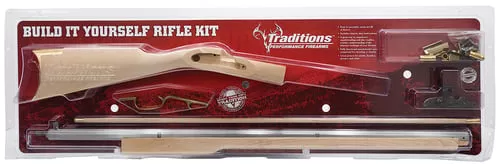 Traditions KRC52206 Kentucky Rifle Kit 50 Cal 33.50" Blued Sidelock Action