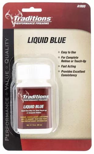 Traditions Liquid Blue Finish 2.7 oz for Muzzleloaders