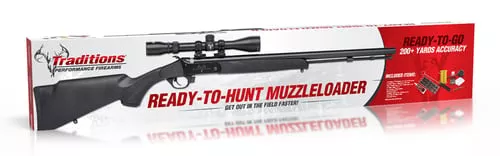 Traditions NitroBolt Muzzleloader .50 cal Single Shot 26 Barrel Desert Web/Tungsten CeraKote