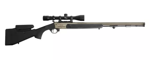 TRADITIONS NITROFIRE PRO 50 CAL W/SCOPE TUNG/BLK ADJ STK *