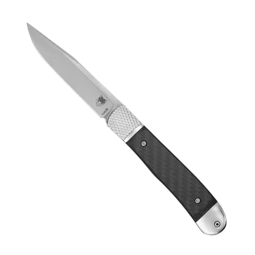 Trapper Hidden Release Carbon Fiber Folding Knife by Cobra Tec