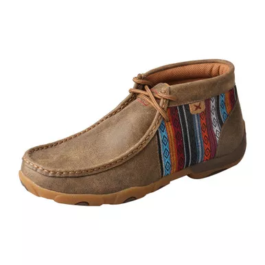 TWISTED X Womens Driving Bomber/Multi Moccasins (WDM0105)