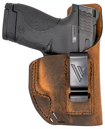 Versacarry 32104 ElementIWB Size 04 Brown Leather Belt Clip