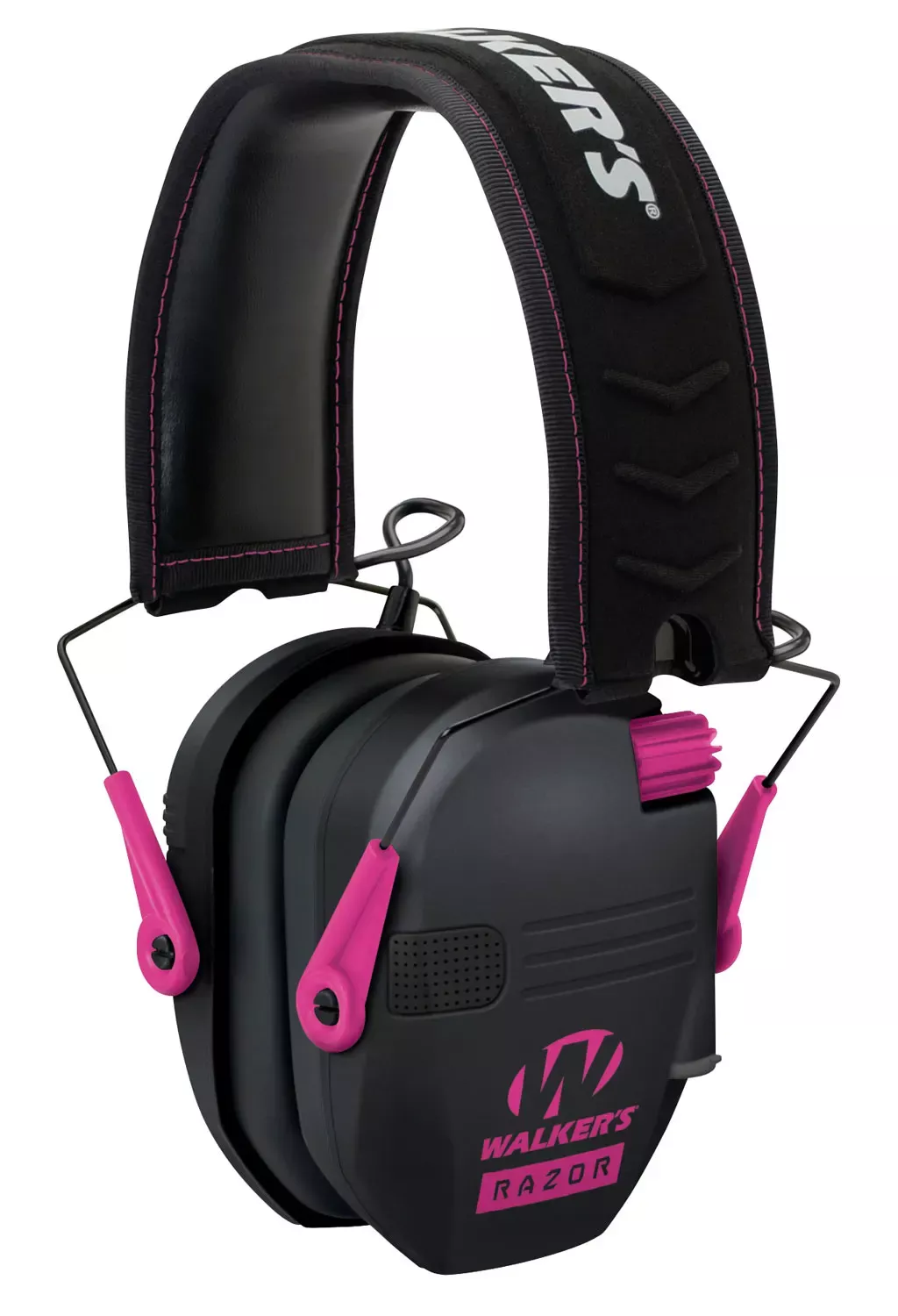 Walker's Razor Slim Electronic Ear Muff Black/Pink
