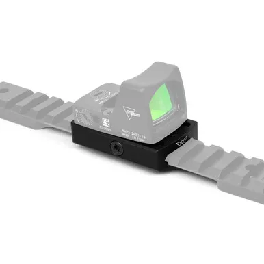 Warne Low Profile Picatinny Red Dot Mount Matte Black