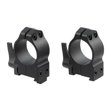 Warne Maxima QD 19mm Dovetail Rings 1" Medium Black