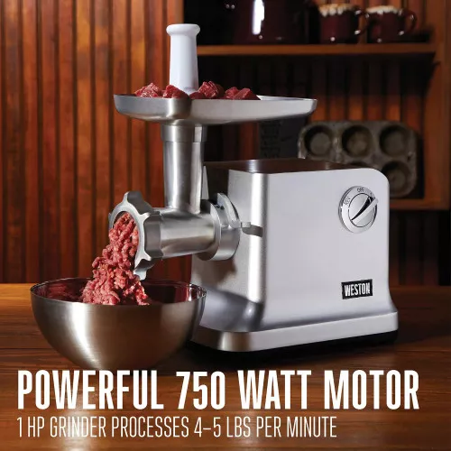 Weston #12 Electric Meat Grinder & Sausage Stuffer