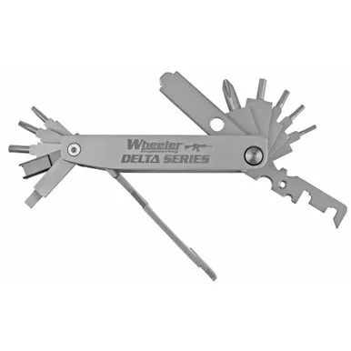 Wheeler AR Compact Armorer's Tool, Multi Tool, Silver, Pouch included 1078948