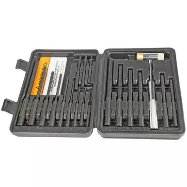 Wheeler Roll Pin Punch Set 9-Piece Steel (Includes Storage Pouch)